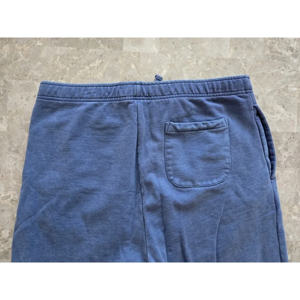 Polo Ralph Lauren Classic Joggers Drawstring 100% Cotton Sweatpants Blue Mens L